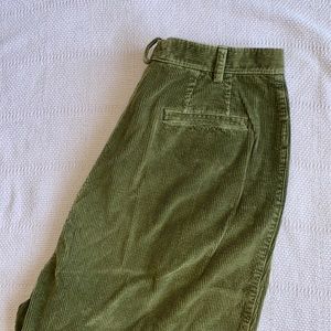 Vintage Green Corduroy pants baggy